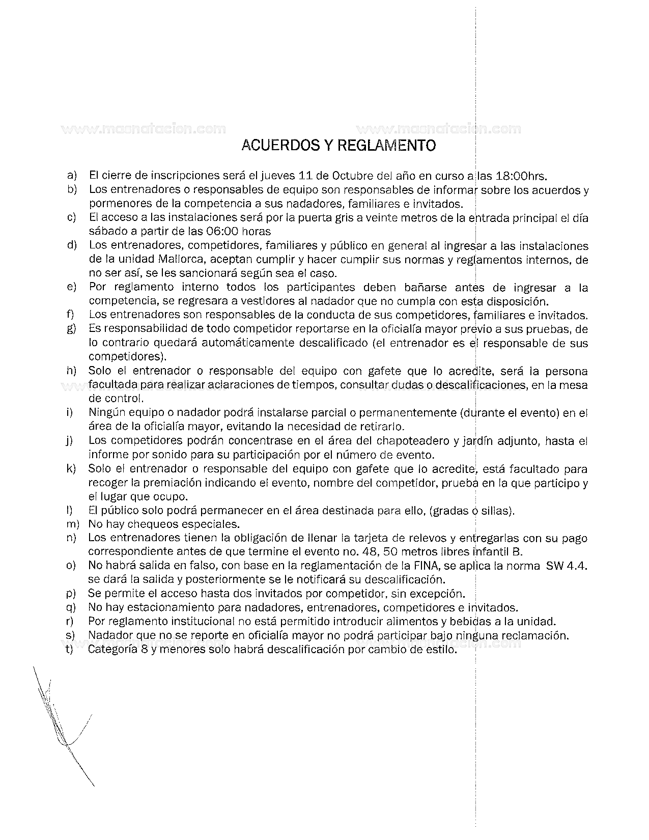 3Er Campeonato Nacional de Natación Ymca Infantil y Juvenil Curso Corto 2019 - Página 8