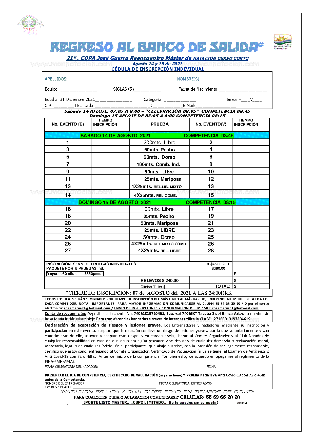 21ª Copa José Guerra González  Reencuentro Master 2021 - Página 5