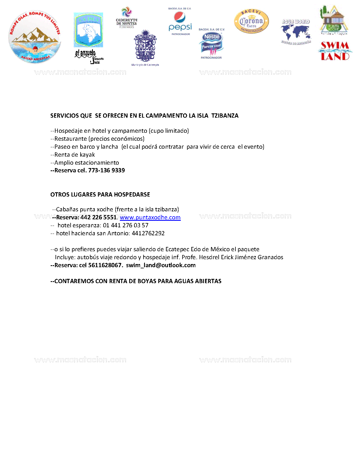 2Da Edición de Aguas Abiertas la Isla Tzibanza 2019 - Página 6