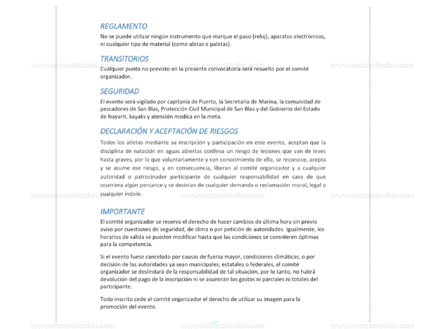 Reto Aguas Abiertas Bahia de Matanchen Riviera Nayarit 2022 - Página 8