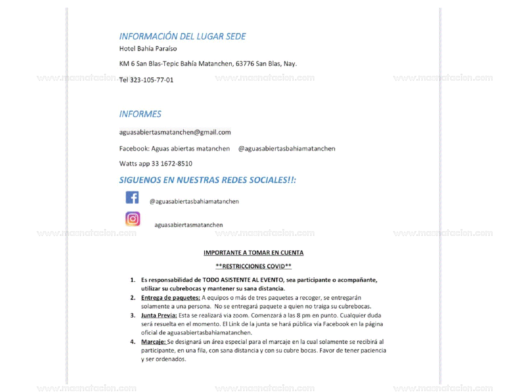 Reto Aguas Abiertas Bahia de Matanchen Riviera Nayarit 2022 - Página 9