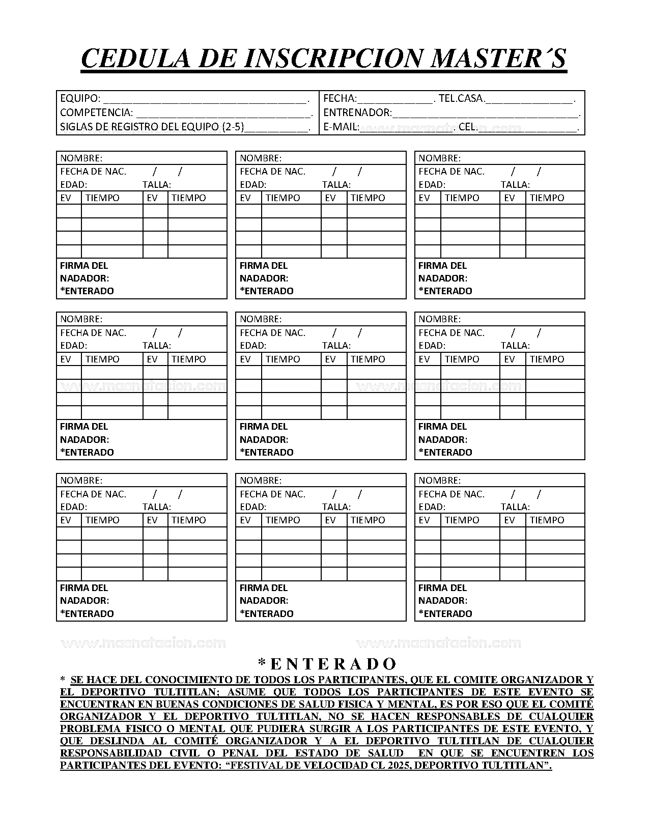 Festival De Velocidad CL 2025, Deportivo Toltitlan - Página 7