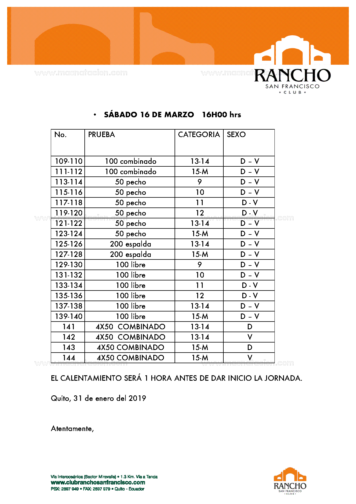 Torneo Interclubes de Natación Crsf 2019 - Página 10