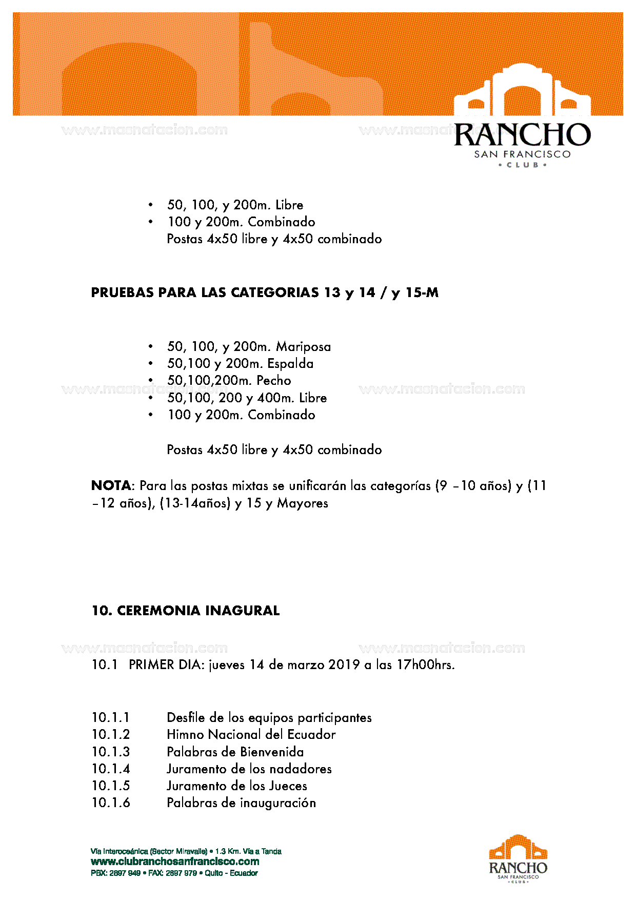 Torneo Interclubes de Natación Crsf 2019 - Página 6