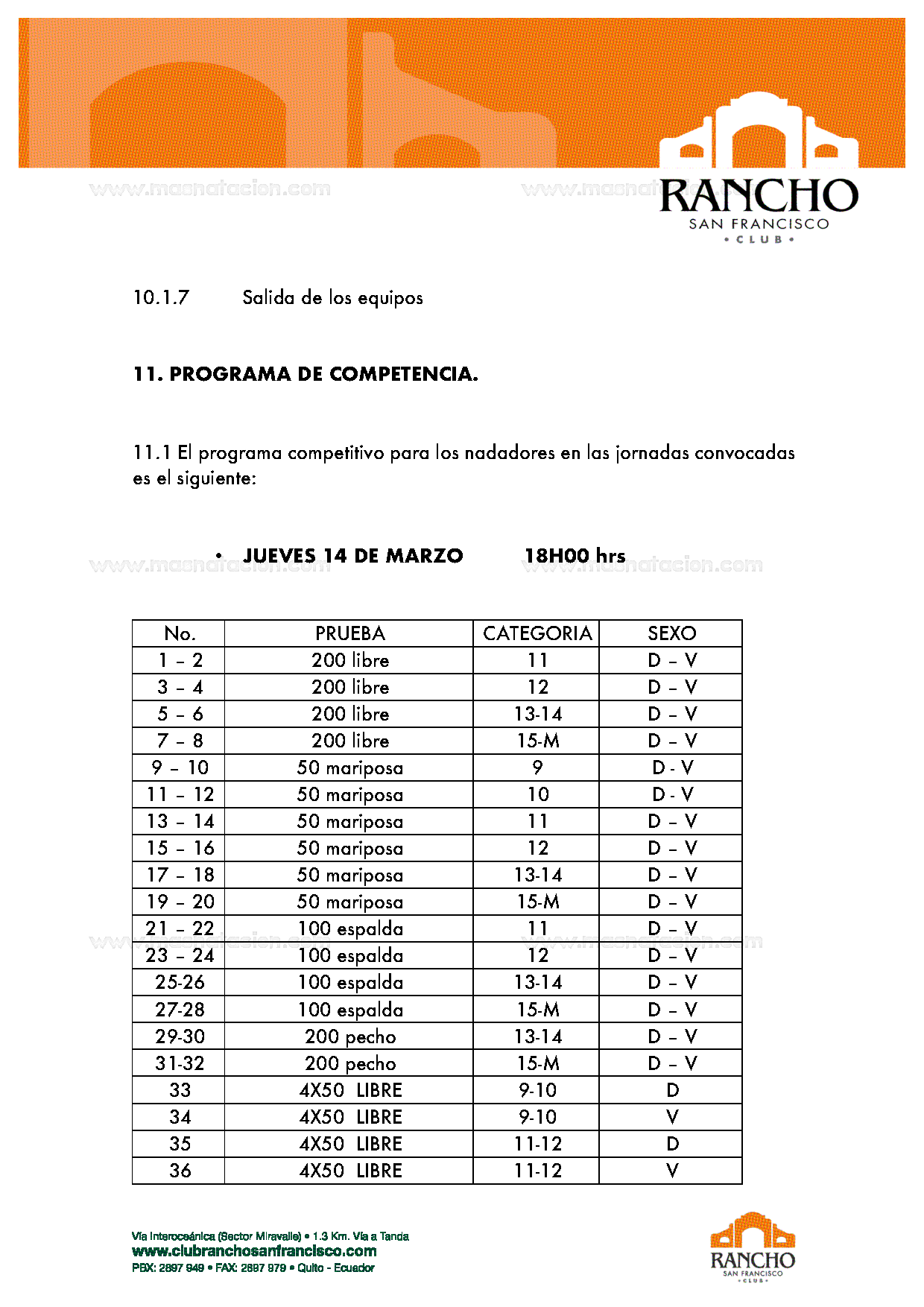 Torneo Interclubes de Natación Crsf 2019 - Página 7