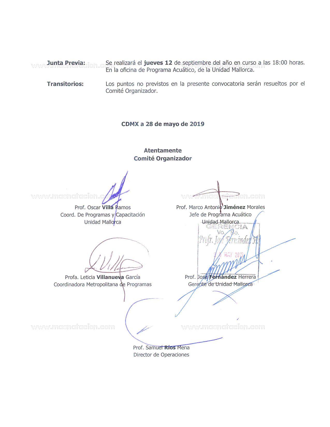 XXII Campeonato de Natación Curso Largo Fernando Nájera 2019 - Página 4