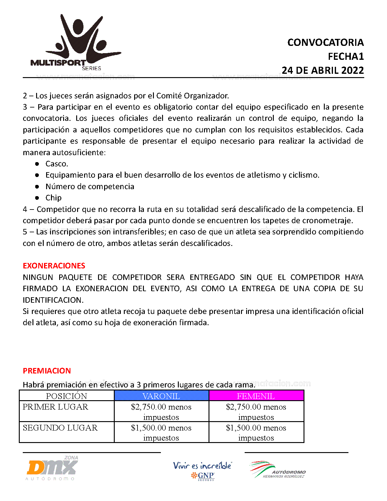 Serial Multisport – Fecha 1 2022 - Página 5