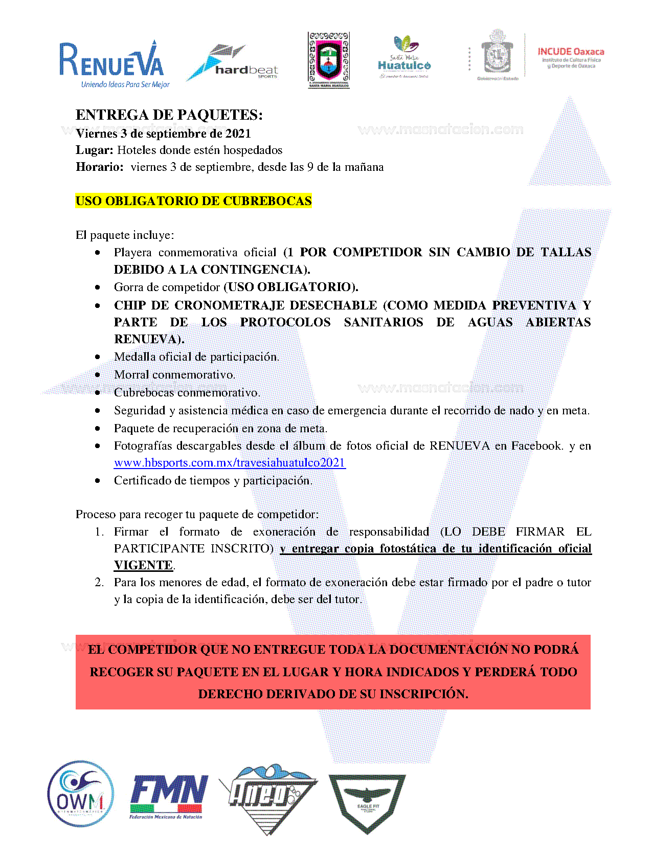 Sexta Travesía De Aguas Abiertas Huatulco 2021 - Página 4