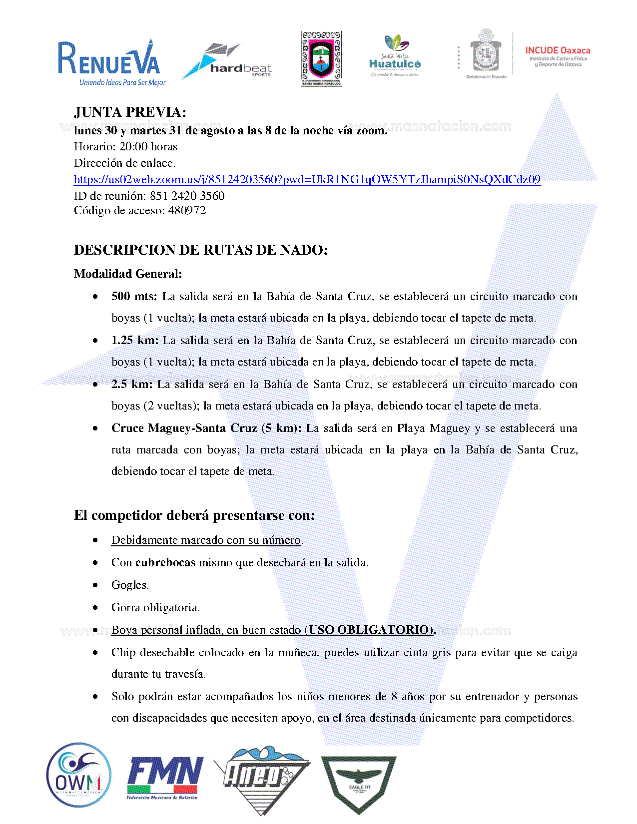 Sexta Travesía De Aguas Abiertas Huatulco 2021 - Página 5