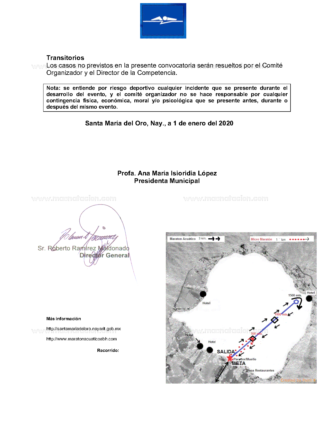 VI Festival Acuático Santa María del Oro  ( Samao ) 2020 - Página 10