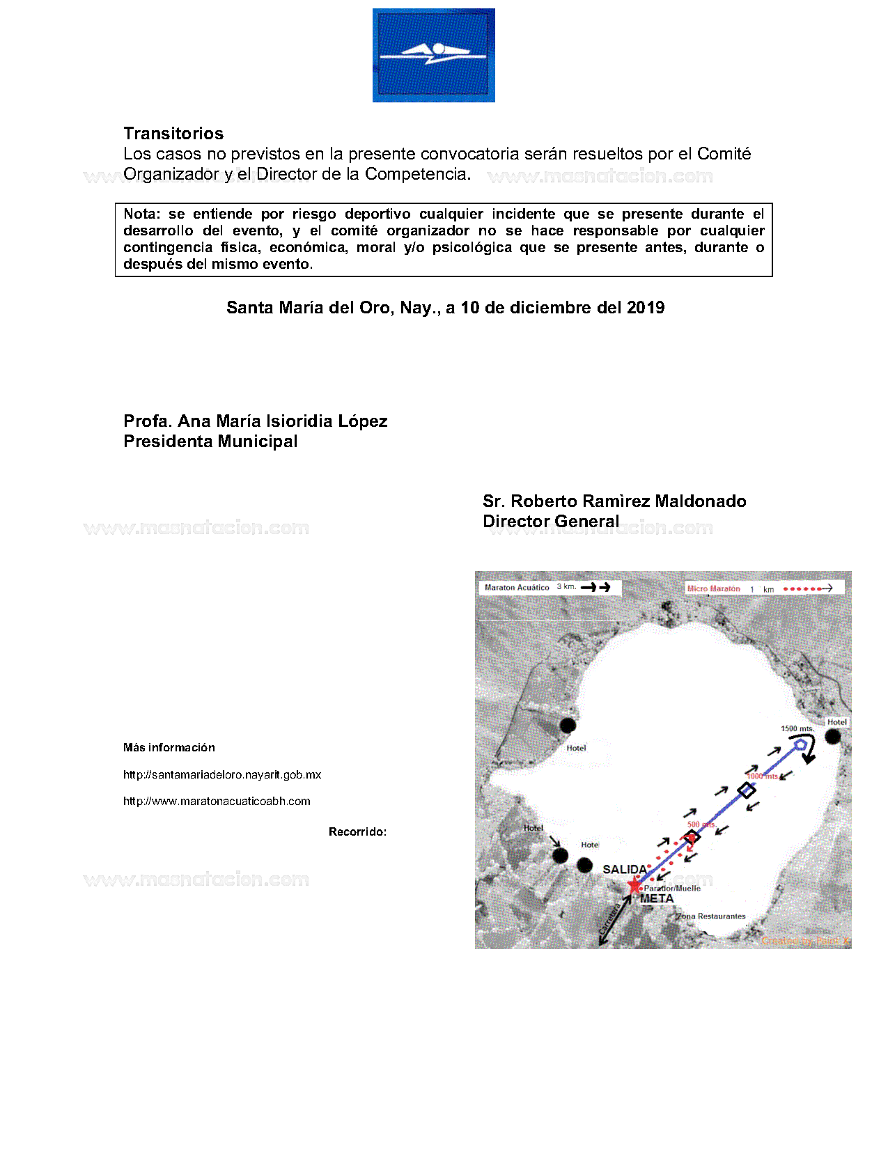 VI Festival Acuático Santa María del Oro  ( Samao ) 2020 - Página 5