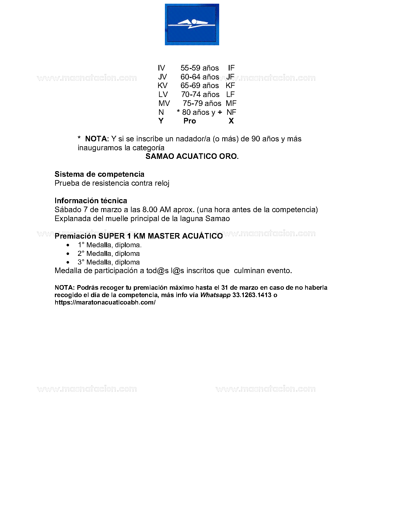 VI Festival Acuático Santa María del Oro  ( Samao ) 2020 - Página 7