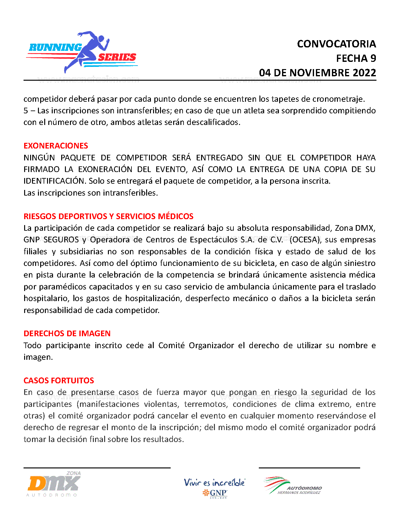 Running Series 2022 - Fecha 9 - Página 4