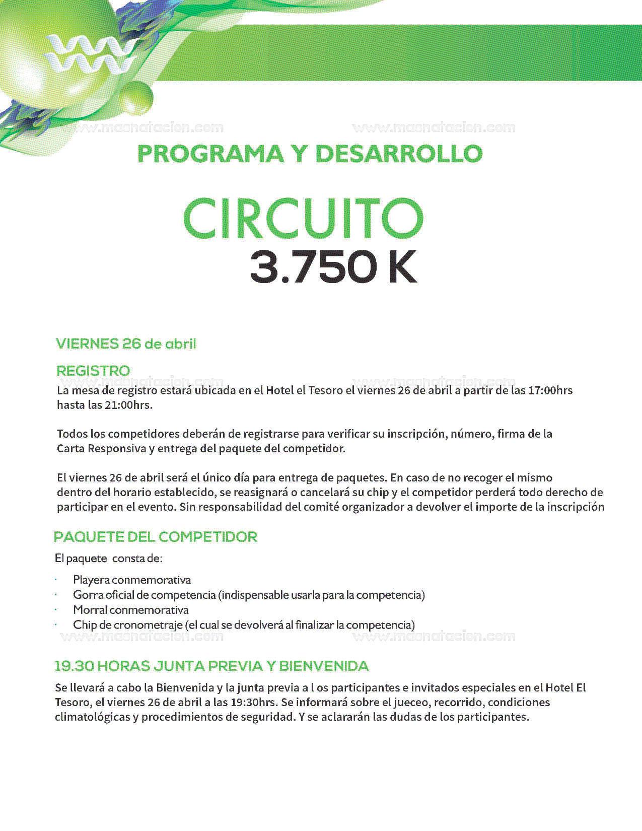 Circuito y Travesia Nadoseguro y Olass 2024 - Página 6