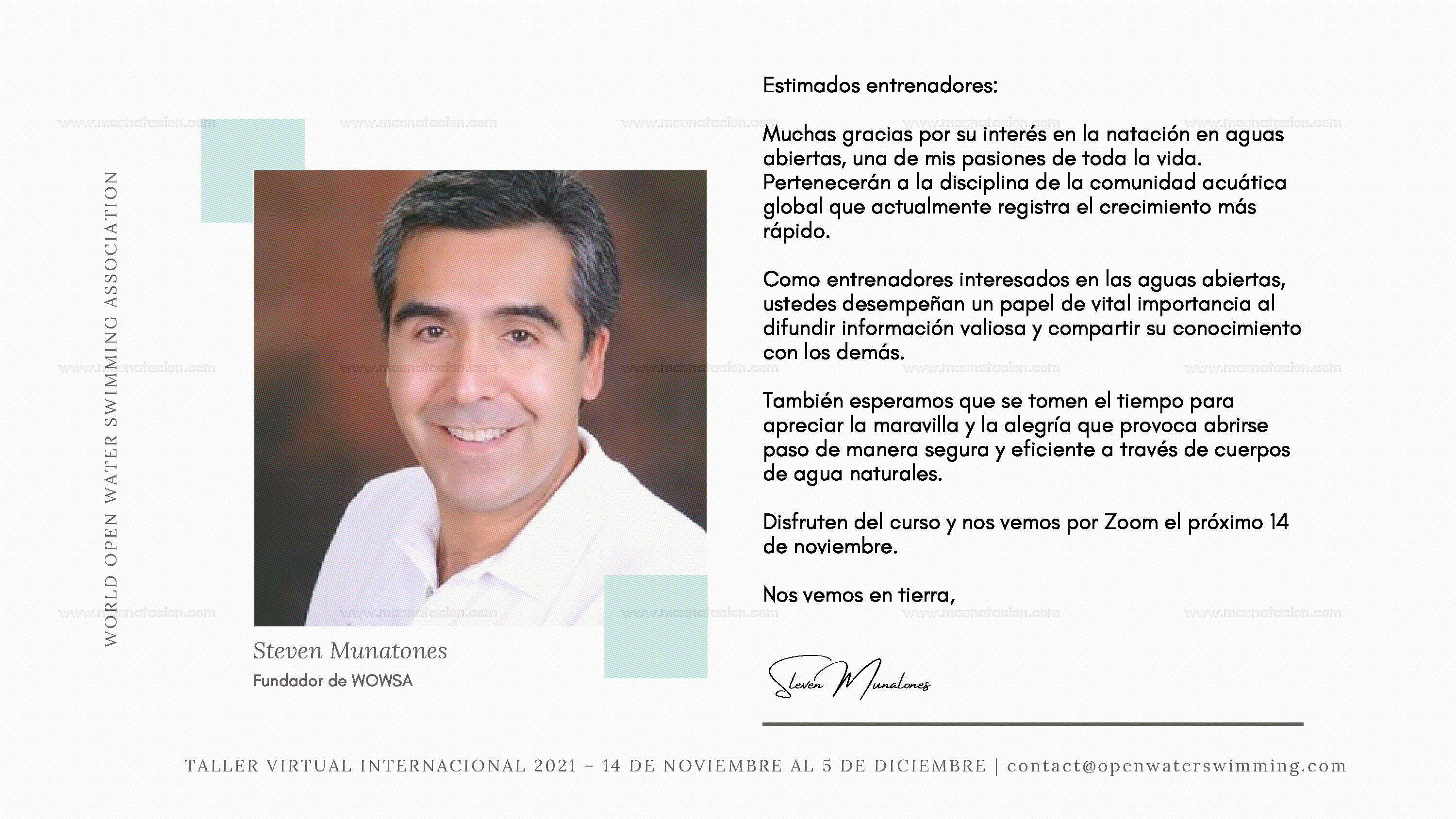 Programa Educativo Para Entrenadores De Aguas Abiertas - Página 4