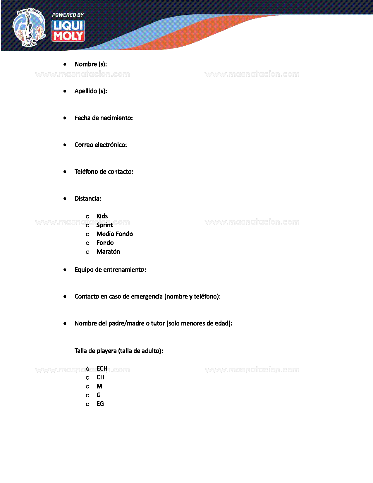 IV Ruta Malecón Internacional de Progreso Selectivo a Campeonato Nacional de Aguas Abiertas 2025 - Página 9