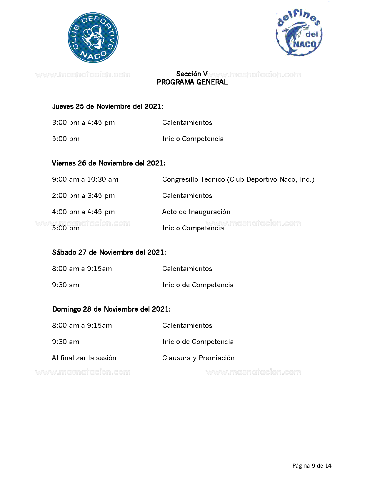 XXXVIII Invitacional Internacional de los Delfines del Naco 2021 - Página 9