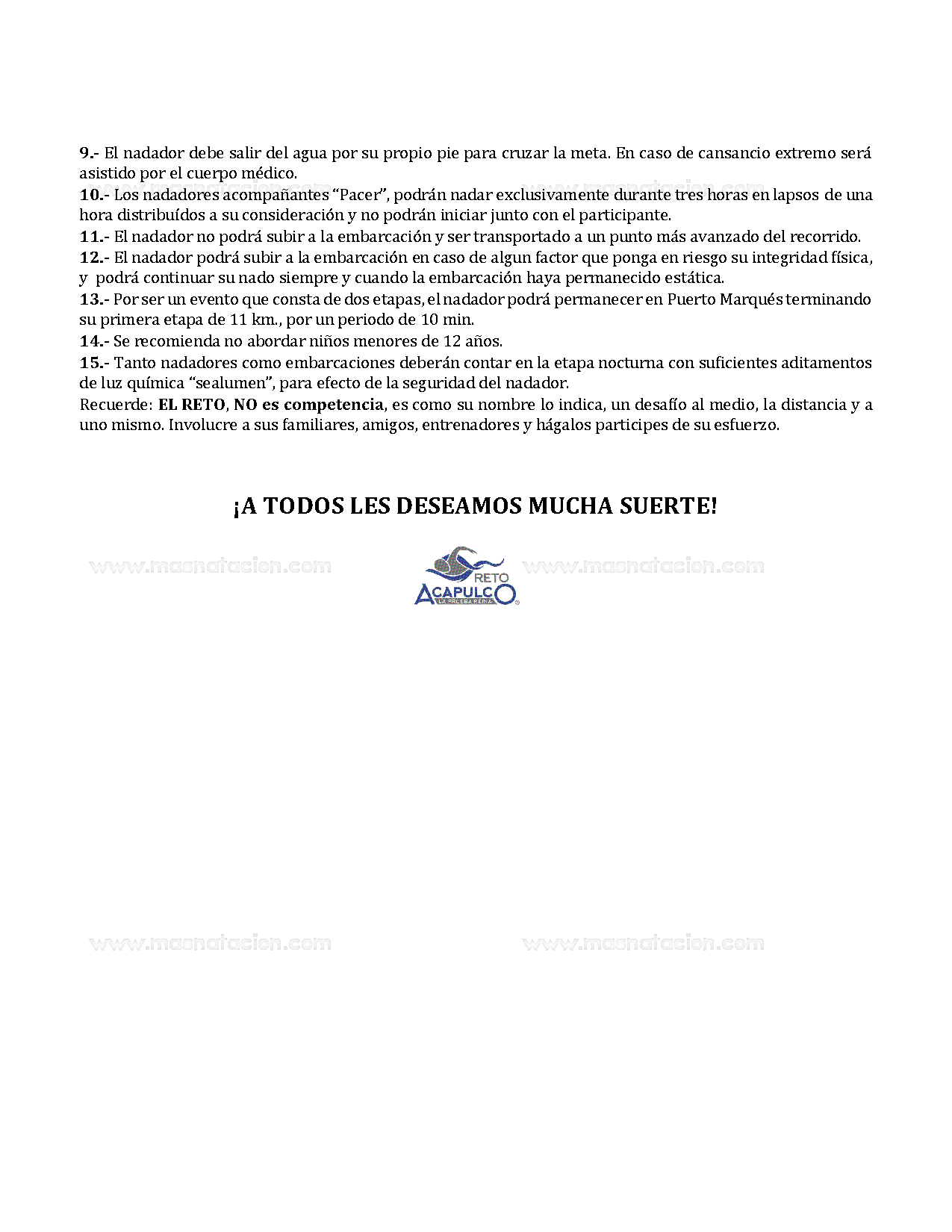 XXX Edición del Reto Acapulco La Prueba Reina Natación de Larga Distancia En Aguas Abiertas Reto I, II Y III 2021 - Página 5