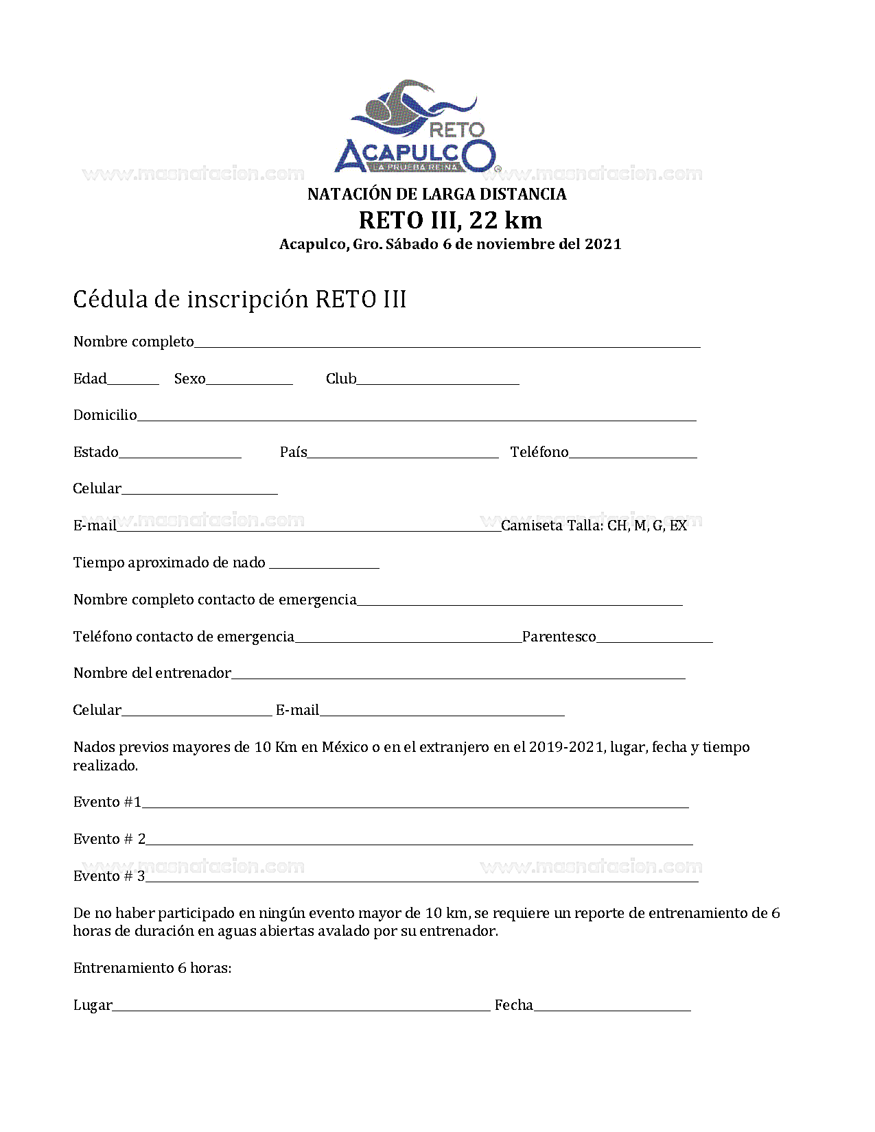 XXX Edición del Reto Acapulco La Prueba Reina Natación de Larga Distancia En Aguas Abiertas Reto I, II Y III 2021 - Página 7