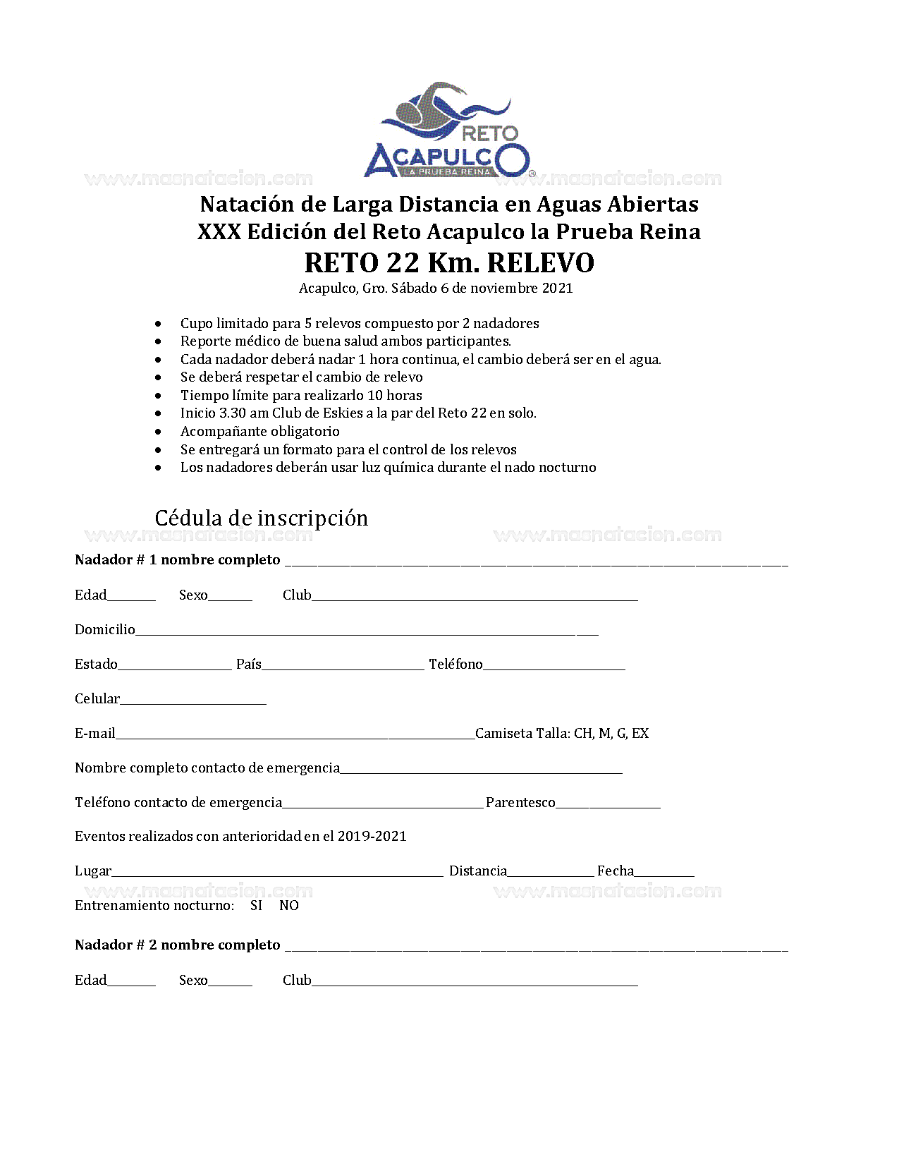 XXX Edición del Reto Acapulco La Prueba Reina Natación de Larga Distancia En Aguas Abiertas Reto I, II Y III 2021 - Página 9