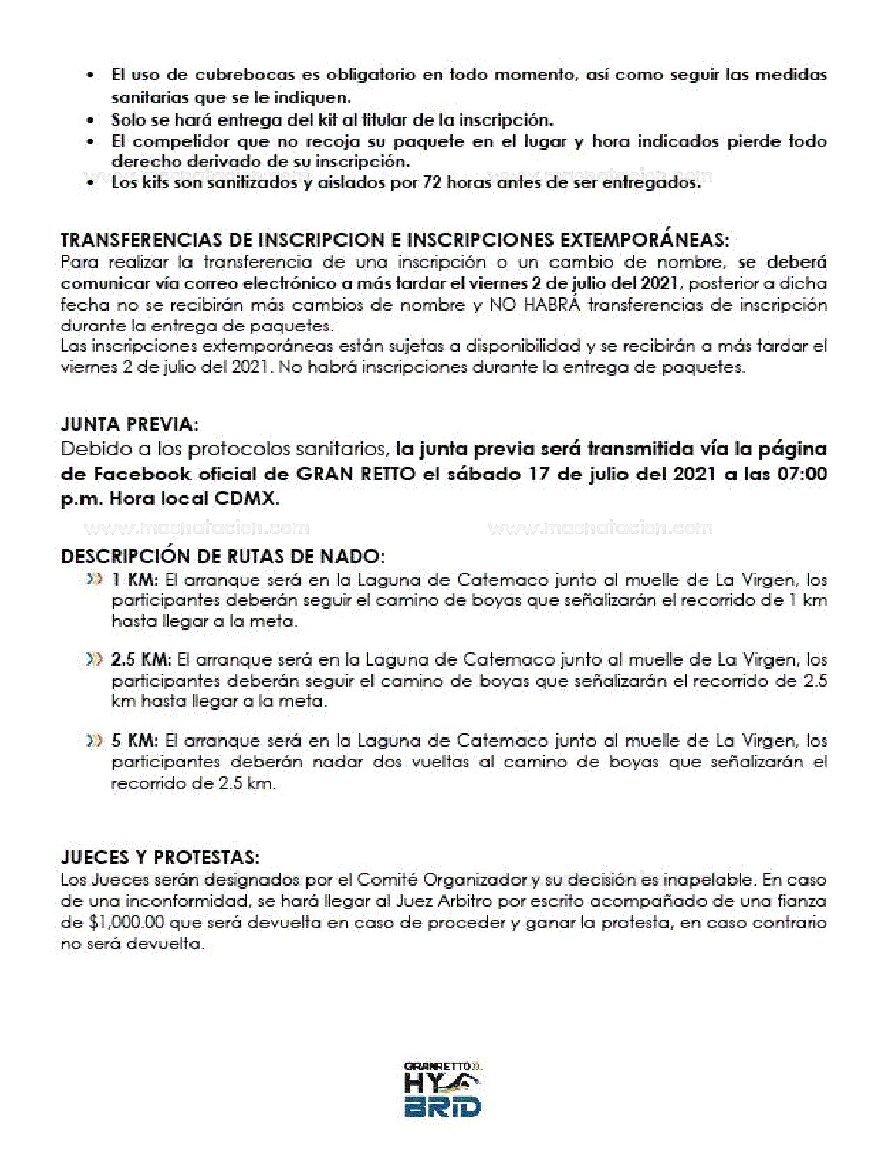 Aguas Abiertas Gran Retto Catemaco 2021 - Página 6
