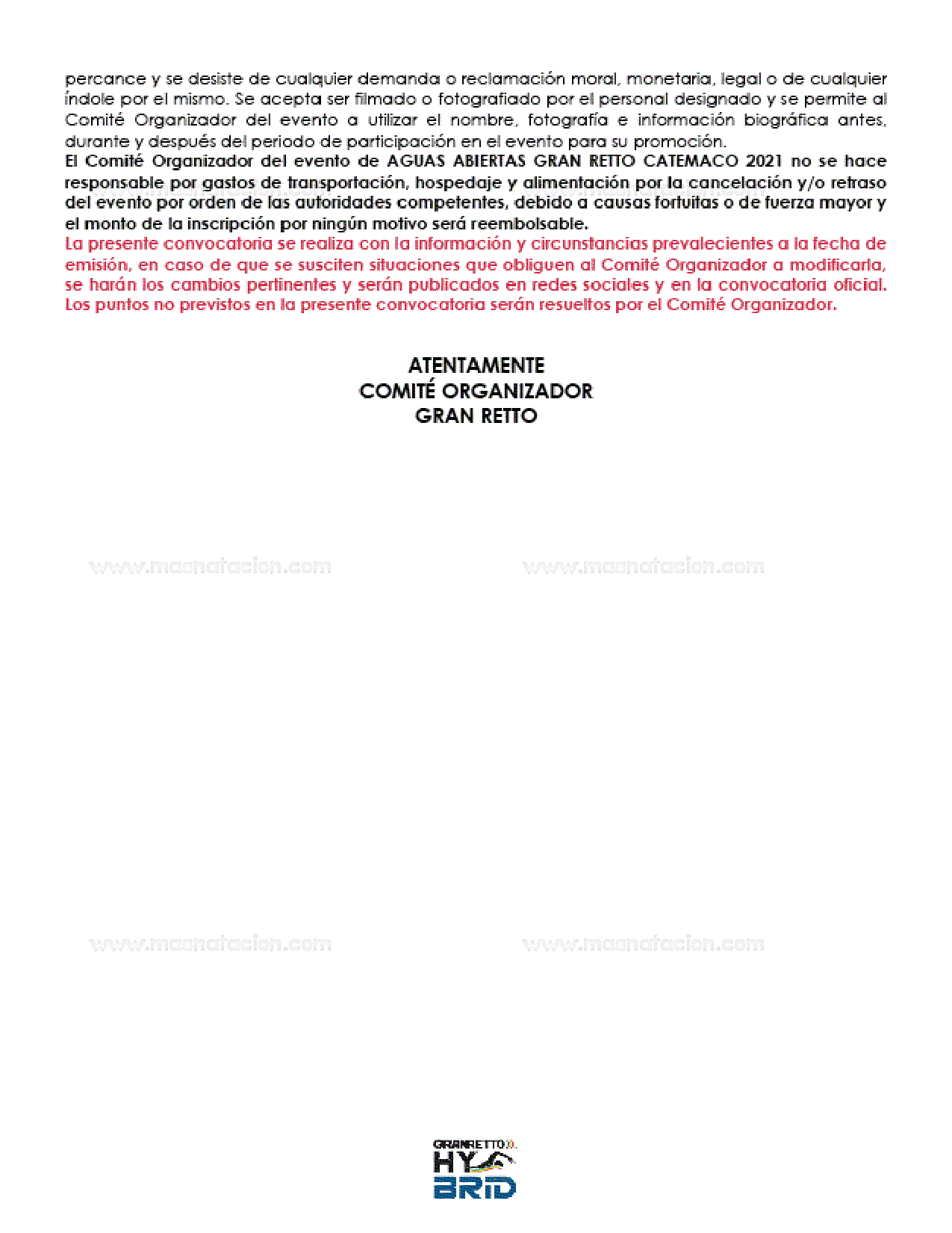 Aguas Abiertas Gran Retto Catemaco 2021 - Página 8