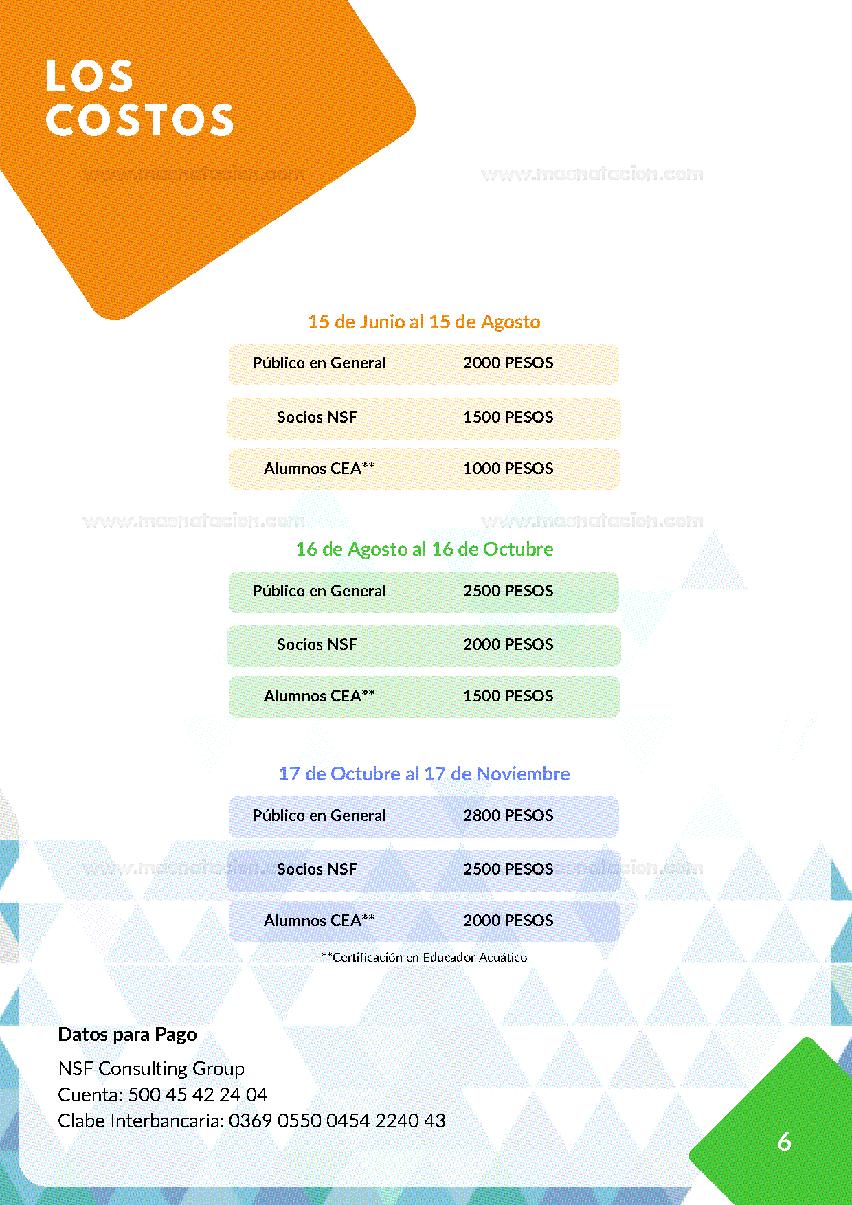 Seminario Internacional de Actividades Acuáticas 2018 - Página 6