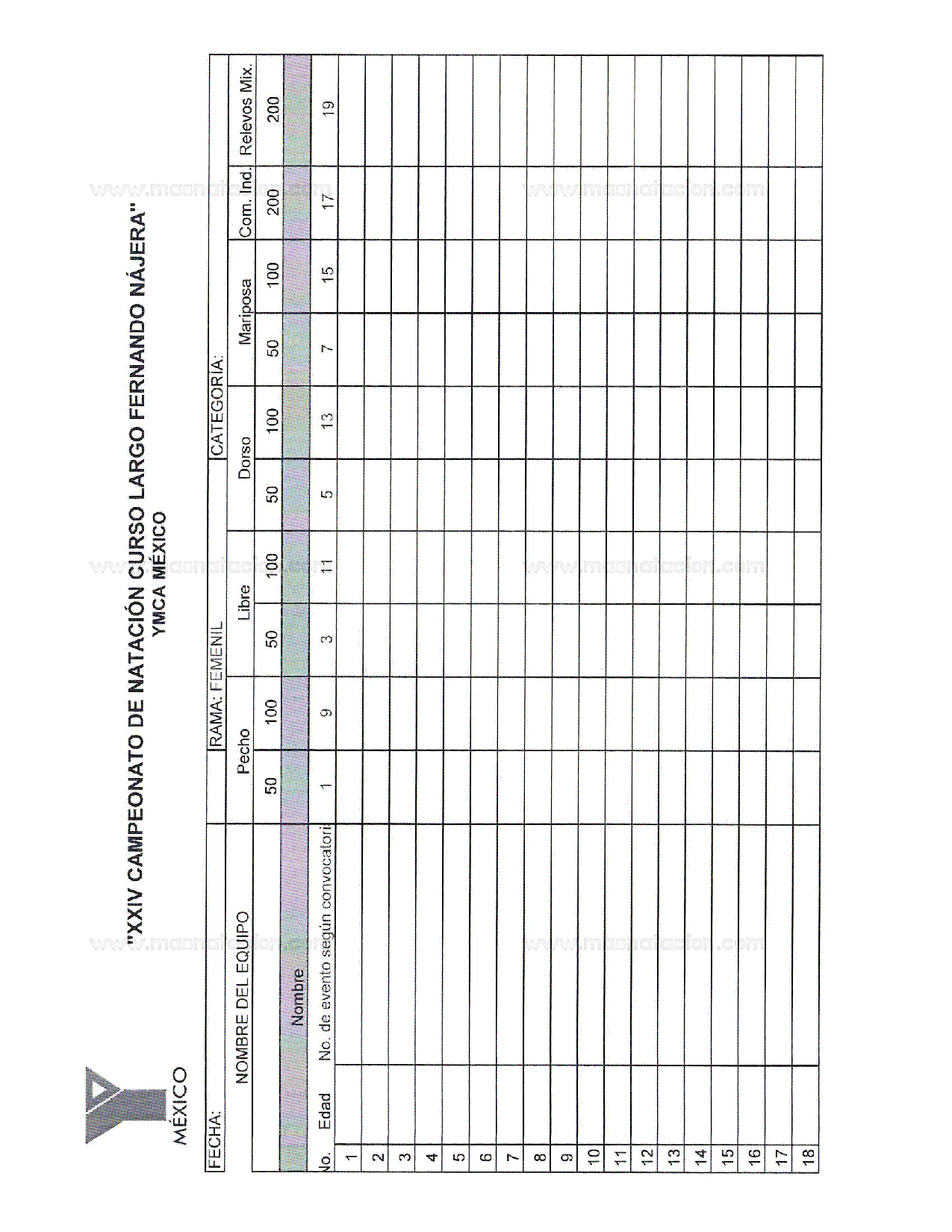 XXIV Campeonato de Natacion Curso Largo Fernando Najera 2023 - Página 6