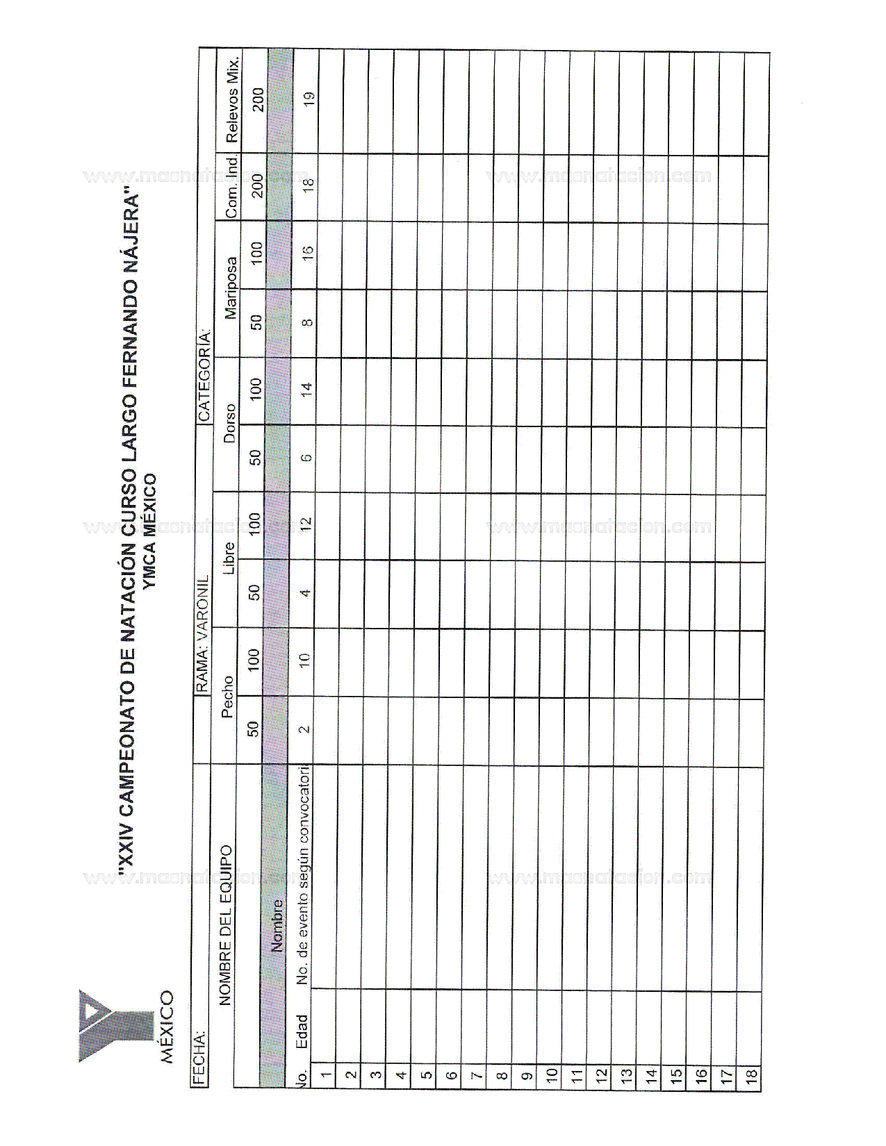 XXIV Campeonato de Natacion Curso Largo Fernando Najera 2023 - Página 7