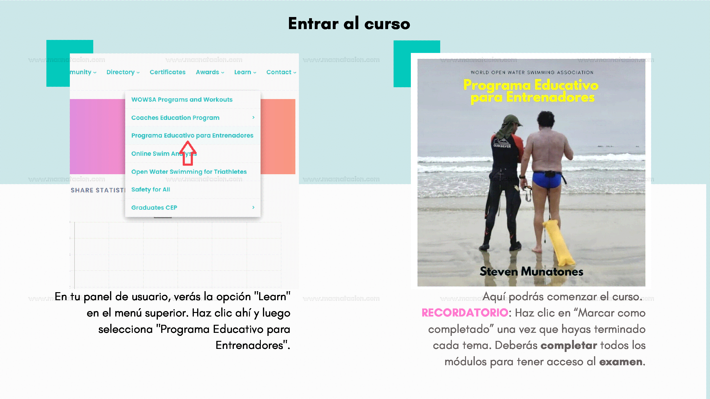 Programa Educativo Para Entrenadores De Aguas Abiertas - Página 12