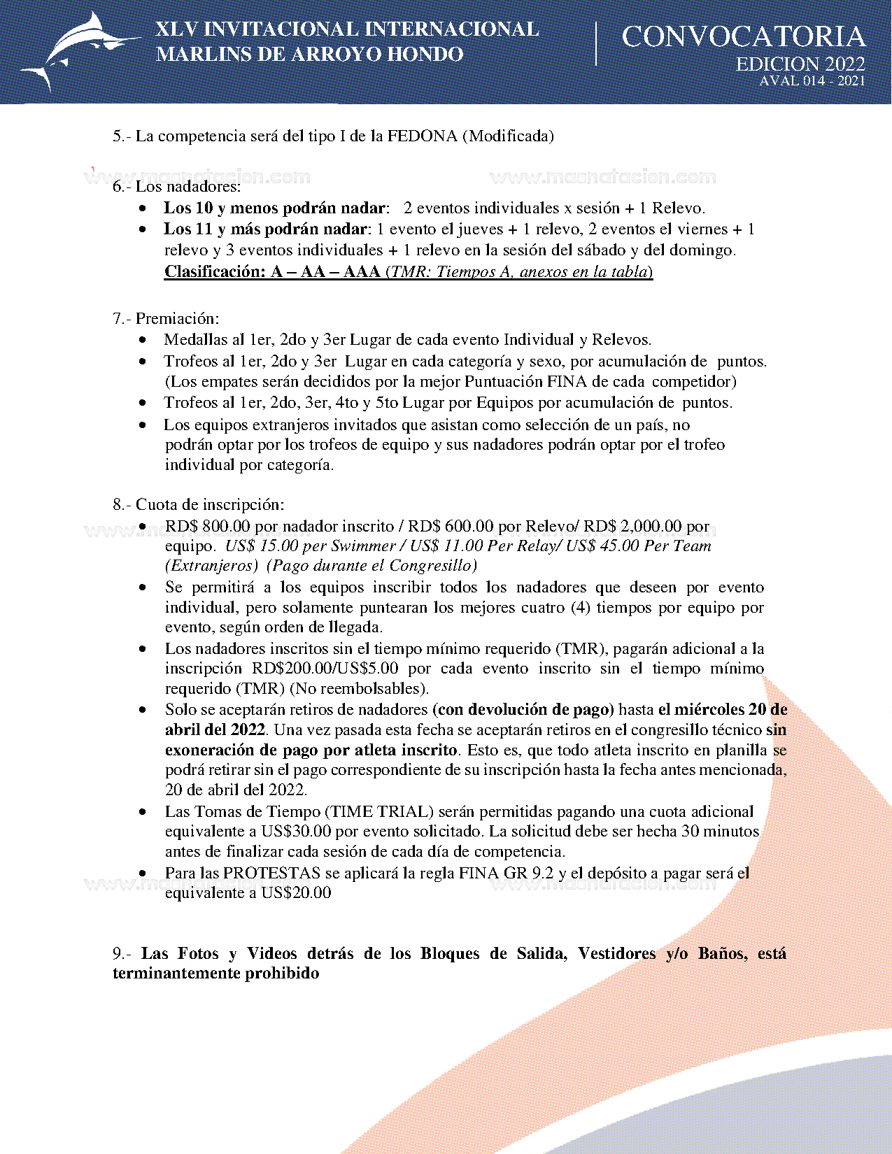 47mo Invitacional Internacional Marlins De Arroyo Hondo 2022 - Página 4